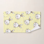 Cheeky Bunnies Pattern Badhandtuch Set (Handtuch)