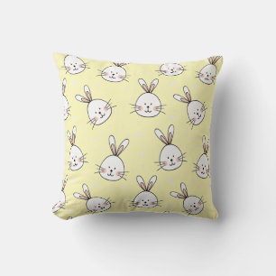 Cheeky Bunnies Pattern Kissen