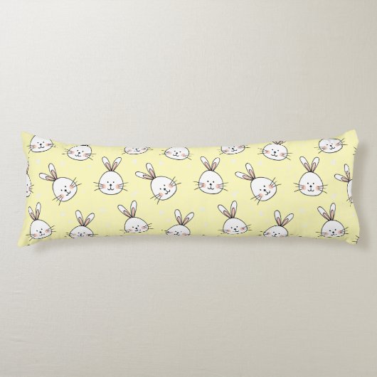 Cheeky Bunnies Pattern Seitenschläferkissen (Vorderseite)