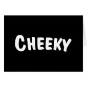 Cheeky Card (Vorderseite (Horizontal))