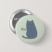 Cheeky Cat Funny Button (Vorne & Hinten)