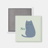 Cheeky Cat Funny Magnet (Vorderseite/Rückseite)