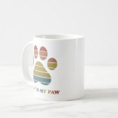 Cheeky Cat Paw Quip Kaffeetasse (Vorderseite Links)