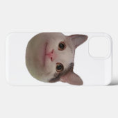 Cheeky Cat Tongue Out Phone Case – Cute & Playful (Rückseite (Horizontal))