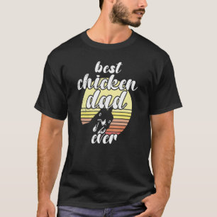 Cheeky Chicken Retro Sonnenuntergang Bester Hühner T-Shirt