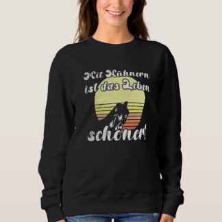 Cheeky Chicken Sunset Chicken Experience Is Beauti Sweatshirt