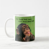 Cheeky Chimp Kaffeetasse (Links)