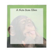 Cheeky Chimp Notizblock (Vorderseite)