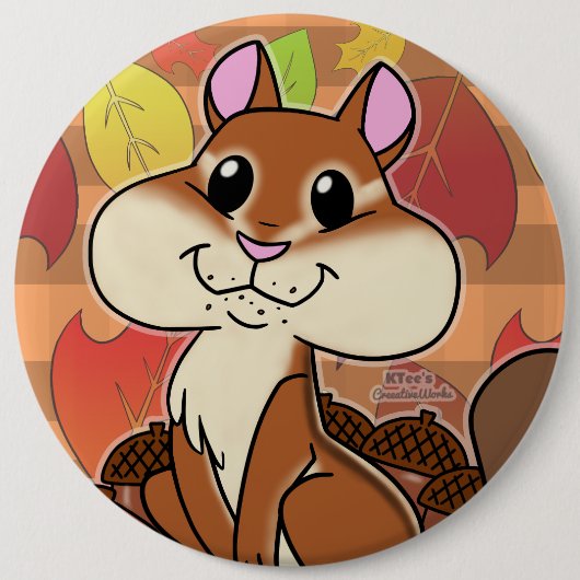Cheeky Chipmunk - Button (Vorderseite)