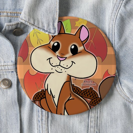 Cheeky Chipmunk - Button (Beispiel)