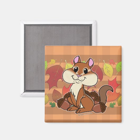 Cheeky Chipmunk - Magnet (Vorderseite/Rückseite)