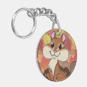 Cheeky Chipmunk - Schlüsselanhänger (Vorderseite links)