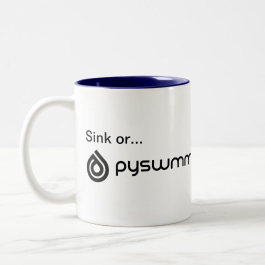 Cheeky Coffee Cup... Zweifarbige Tasse (Links)