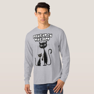 Cheeky Companies: Black Kitten mit einer Niedliche T-Shirt