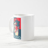 Cheeky Count Arthur Strong Keramik Tasse (Vorderseite Links)