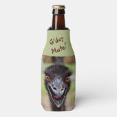 Cheeky Emu Stubby Cooler Flaschenkühler (Flaschenvorderseite)