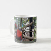 Cheeky Face Rainbow Lorikeet Kaffeetasse (Vorderseite Links)