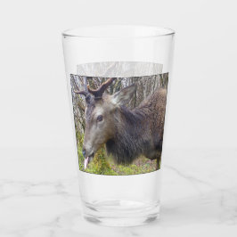 Cheeky Funny Stag Sticken Zunge raus Glas