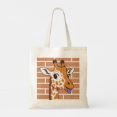 Cheeky giraffe tote bag tragetasche (Rückseite)