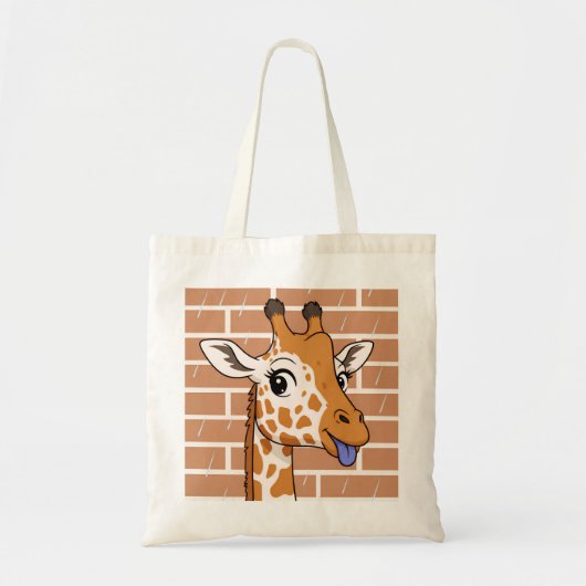 Cheeky giraffe tote bag tragetasche (Vorne)