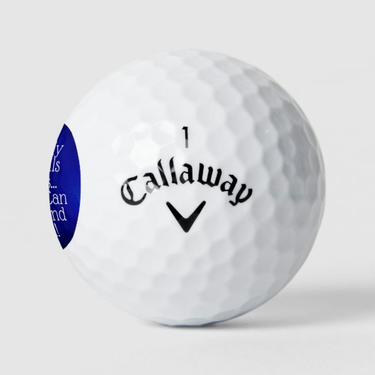 Cheeky Golf Ball Spaß (Logo)