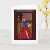 Cheeky i LeeMarie's kreatives Design Karte (Gelbe Blume)