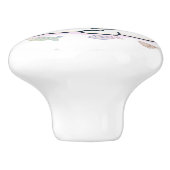 Cheeky Kawaii Style Kitten Keramikknauf (Seitenansicht)