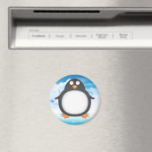 Cheeky King Penguin Magnet (In Situ (Geschirrspüler))