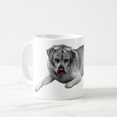 Cheeky Labrador - Spielender Sip Kaffeetasse (Vorderseite Links)