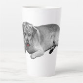 Cheeky Labrador - Spielender Sip Milchtasse (Vorderseite)