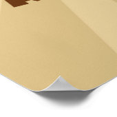 Cheeky Library Cartoon Dewey braucht das? Poster (Ecke)