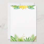 Cheeky Little Monkey Invasion, Zoo Party Einladung (Rückseite)