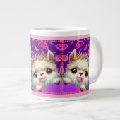 Cheeky Llama Jumbo-Tasse (Vorderseite Rechts)
