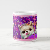 Cheeky Llama Jumbo-Tasse (Vorderseite)