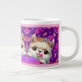 Cheeky Llama Jumbo-Tasse (Rechts)