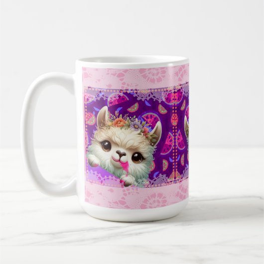Cheeky Llama Kaffeetasse (Links)