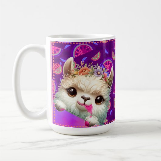 Cheeky Llama Kaffeetasse (Links)