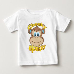 Cheeky Monkey für Jungen Baby T-shirt