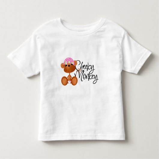Cheeky Monkey - Girl Tshirts und Geschenke (Vorderseite)