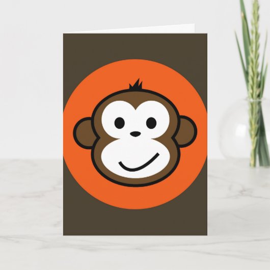 Cheeky Monkey Karte (Vorderseite)