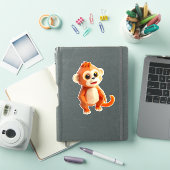 Cheeky Monkey Laptop Sticker (iPad Hülle)