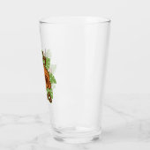 Cheeky Monkey Niedlich Cartoon Primat Zeichnend Glas (Links)