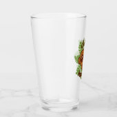 Cheeky Monkey Niedlich Cartoon Primat Zeichnend Glas (Rechts)