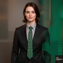 Cheeky Monkey Pattern Krawatte