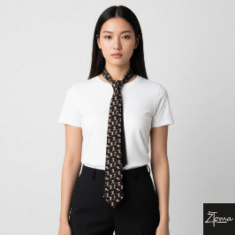 Cheeky Monkey Pattern Krawatte