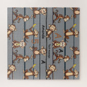 Cheeky Monkey Pattern Puzzle (Horizontal)