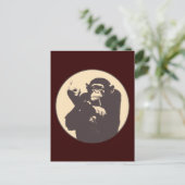 Cheeky Monkey Postkarte (Stehend Vorderseite)