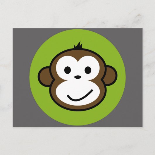 Cheeky Monkey Postkarte (Vorderseite)