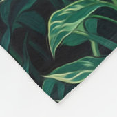 Cheeky Niedlicher Cartoon Giraffe Verstecken in Bä Fleecedecke (Ecke)