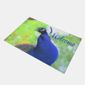 Cheeky Peacock Doormat Fußmatte (Schrägansicht)